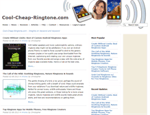Tablet Screenshot of cool-cheap-ringtone.com